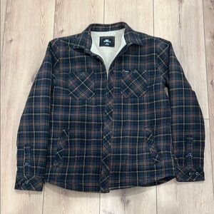 O’Neill Men’s Plaid Sherpa Jacket – Size Medium